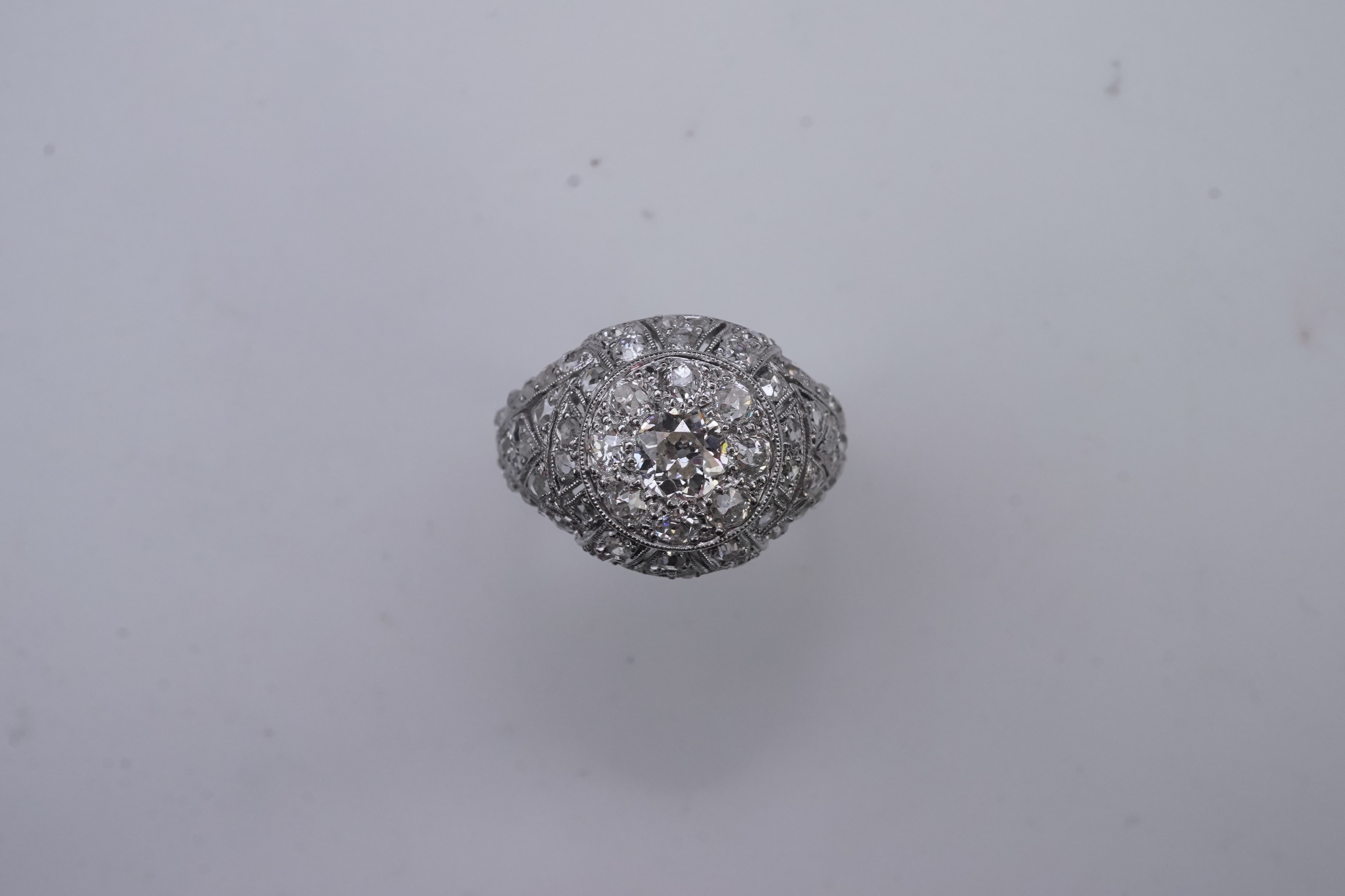 A diamond dress ring